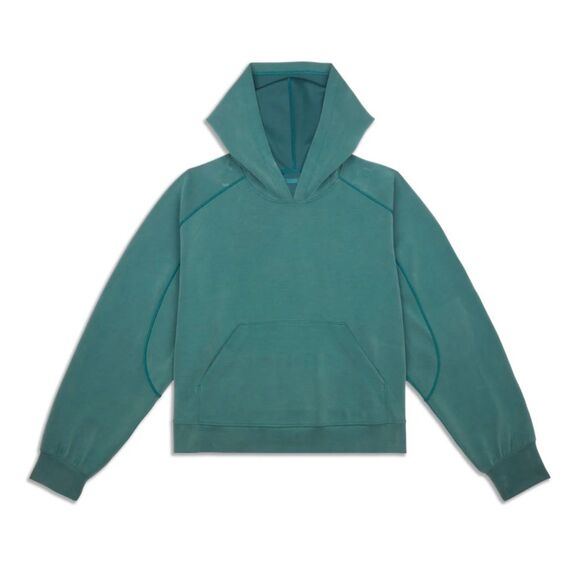 lululemon athletica Tops - Lululemon Softstreme Hoodie Storm Teal size 6 athletic womens active wear hoodie